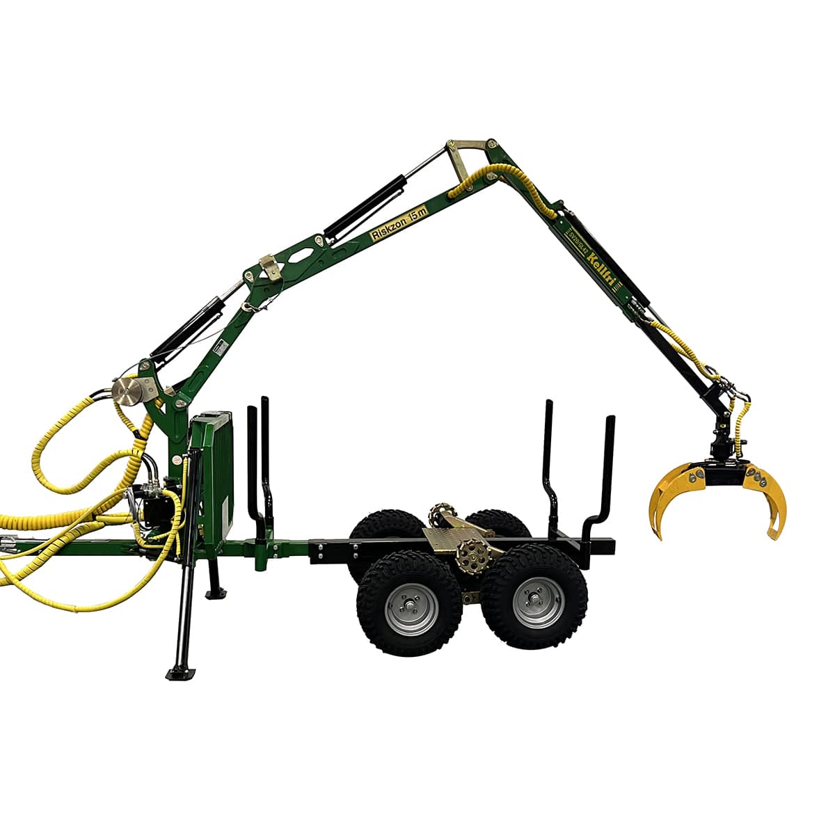 przyczepa leśna 2tony 4,2m z napędem